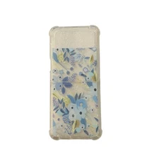 Samsung Galaxy Z Flip 4 5G 2022 Cell Phone Case Cover Blue Flowers