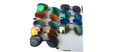Kids Aviator Sunglasses Silver Frame