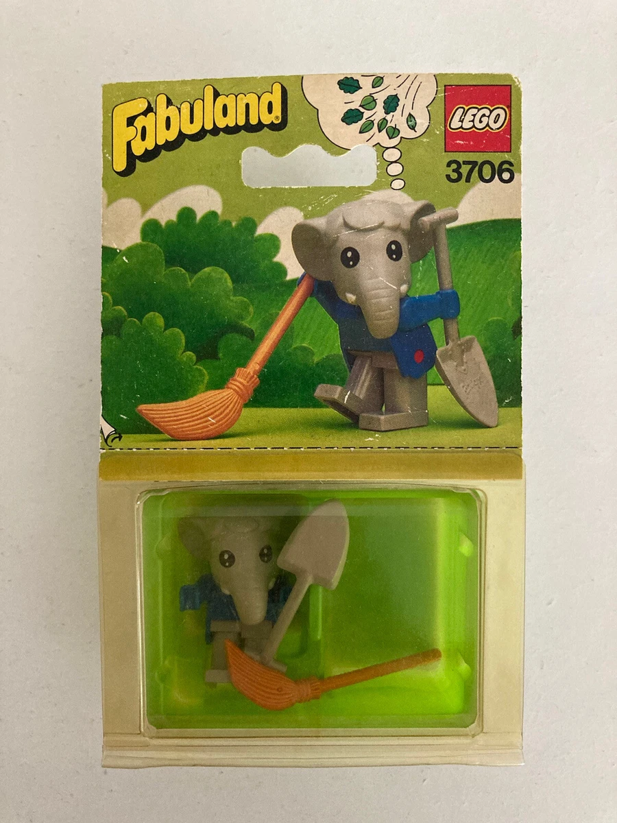 New 1982 Lego Fabuland 3706 Ernie Elephant Street Sweeper Sealed Box MISB