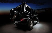 Cars mercedes benz g class vilner Desk Mat Stitched