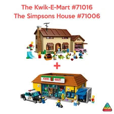 NEW The Simpsons House & The Kwik-E-Mart - High Quality Bricks - Complete Sets