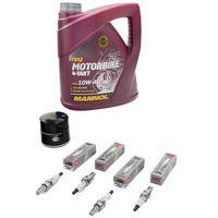 Set FüR Honda Vfr 800 V-TEC RC46 2002-2013 Inspektion ÖL 4L ÖLfilter ZüNdkerzen