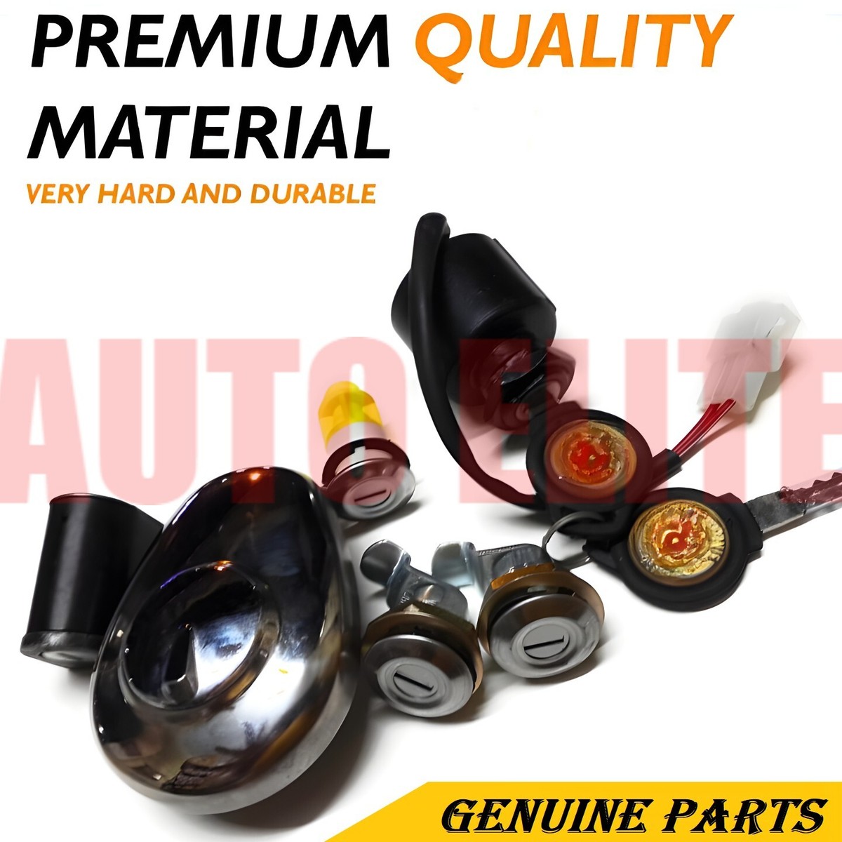 Common Ignition Key Lock Set With Spare Keys Fits Royal Enfield