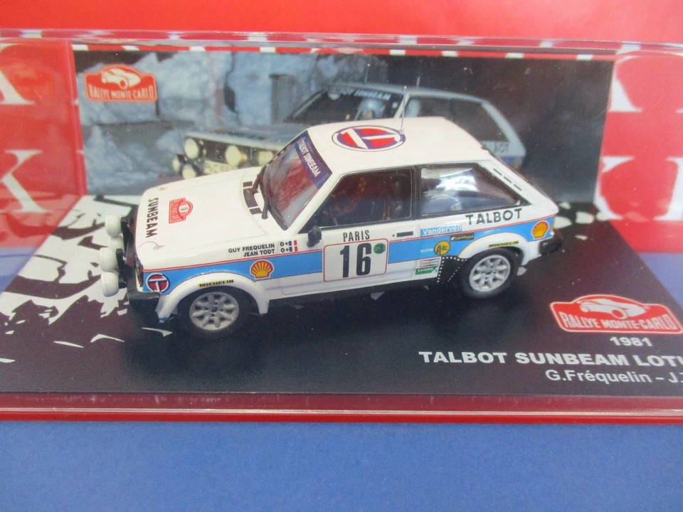 Diecast 1/43 Modellino Auto Talbot Sunbeam Lotus Rally Monte Carlo 81 Frequelin - Immagine 4 di 4