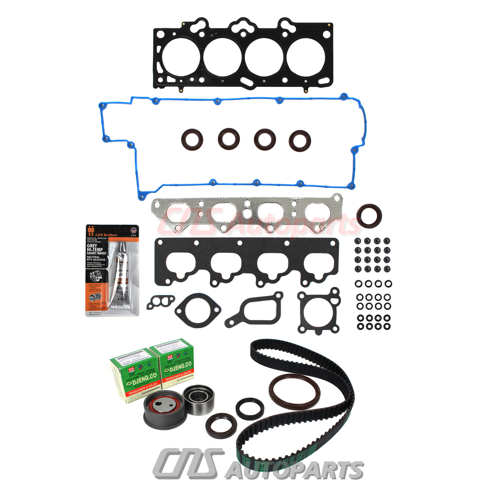Head Gasket Set Gates Timing Belt for 0110 2.0L Hyundai Elantra Tucson
