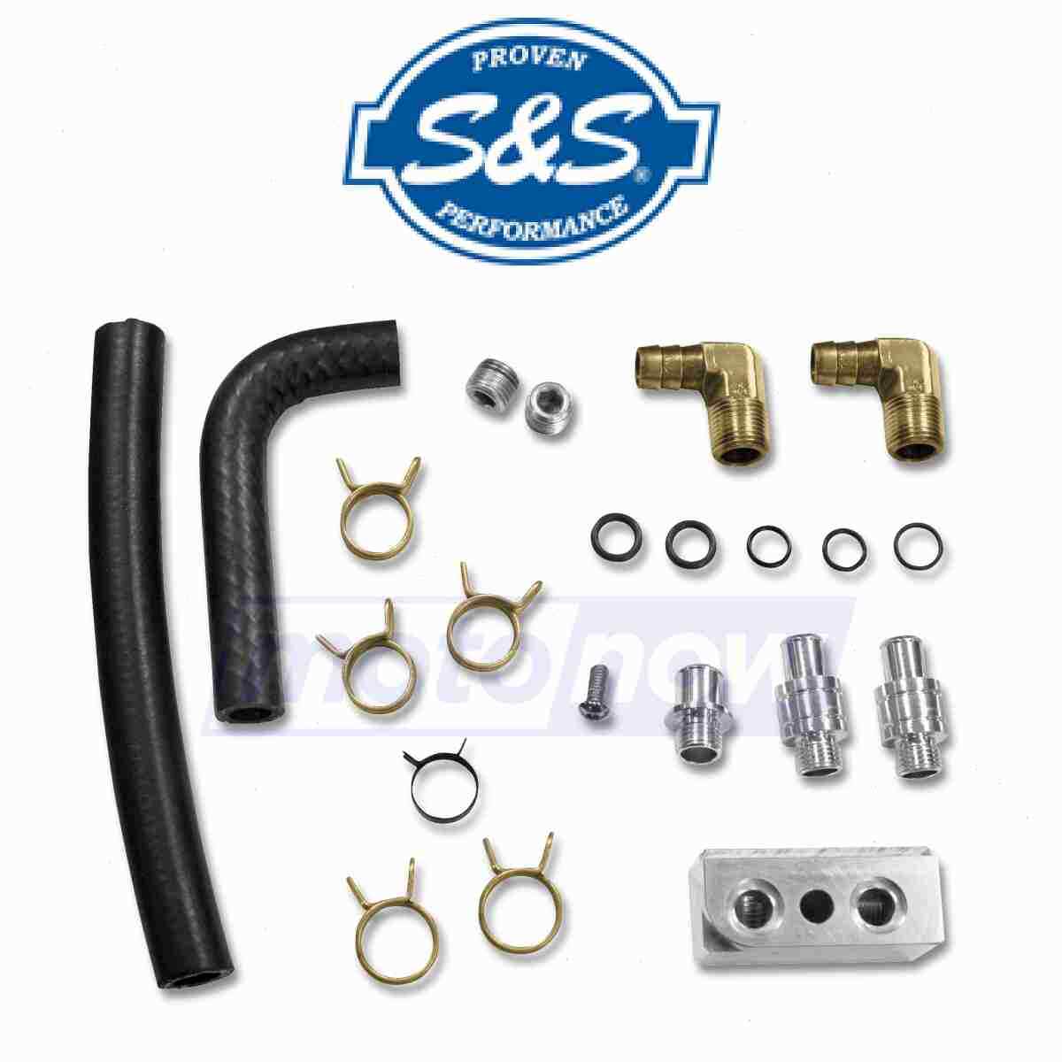 S&S Cycle Oil Line Installation Kit for 20002006 Harley Davidson FLHR