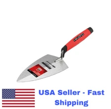 Pointing Trowel, Carbon-Steel Blade, Ergonomic Handle. USA STOCK (Choose Size)