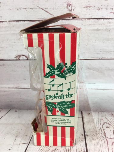 Vintage Star Creation Mrs. Santa Claus Revolving Musical Decoration Wind Up Base - Picture 12 of 12