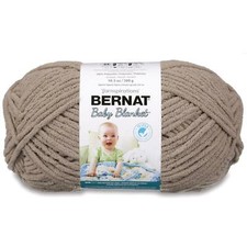 Bernat BABY BLANKET SUPER CHUNKY Knitting Yarn Wool 300g - 10029 Taupe