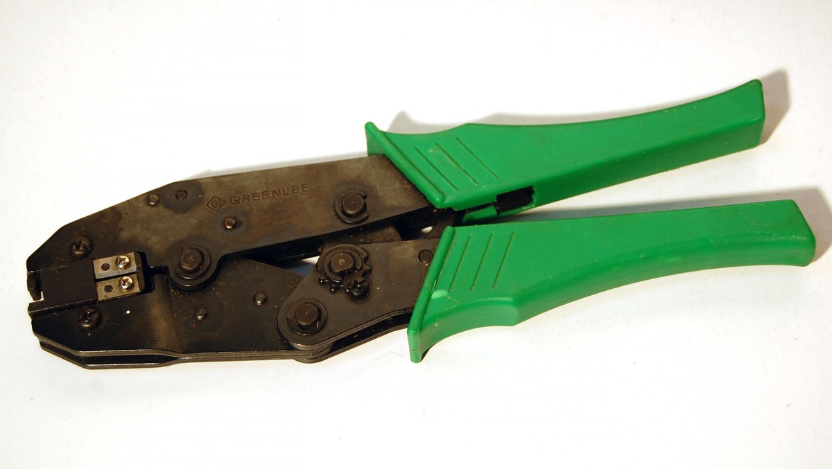 Greenlee Ratcheting Crimper for Modular Plugs RJ-45 Cat 6 Cat 5