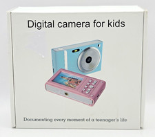 4K Digital Camera Blue Children Kids 1080 P 48MP 2.4" IPS Screen