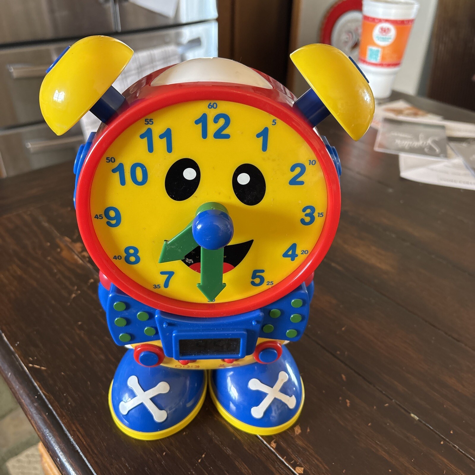 Telly the Teaching Talking Time Clock hour/minute Hands & Digital  Learning Kids