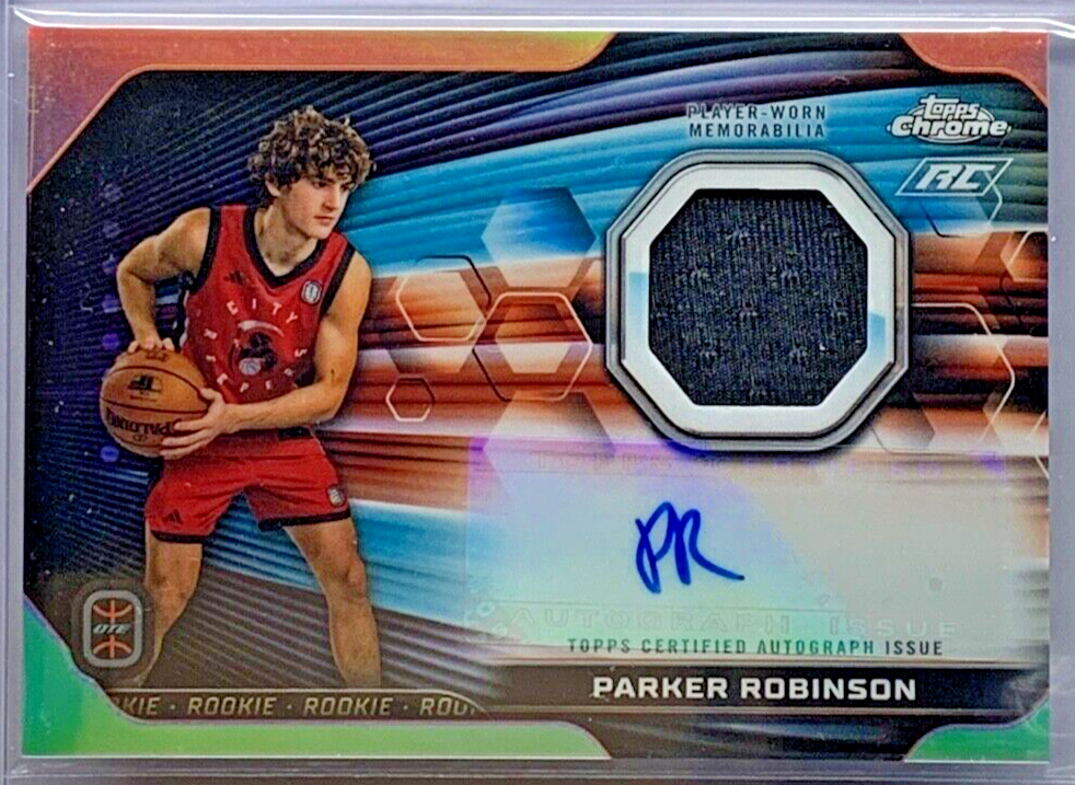 2023-24 Topps Chrome Overtime Elite OTE Parker Robinson Rookie