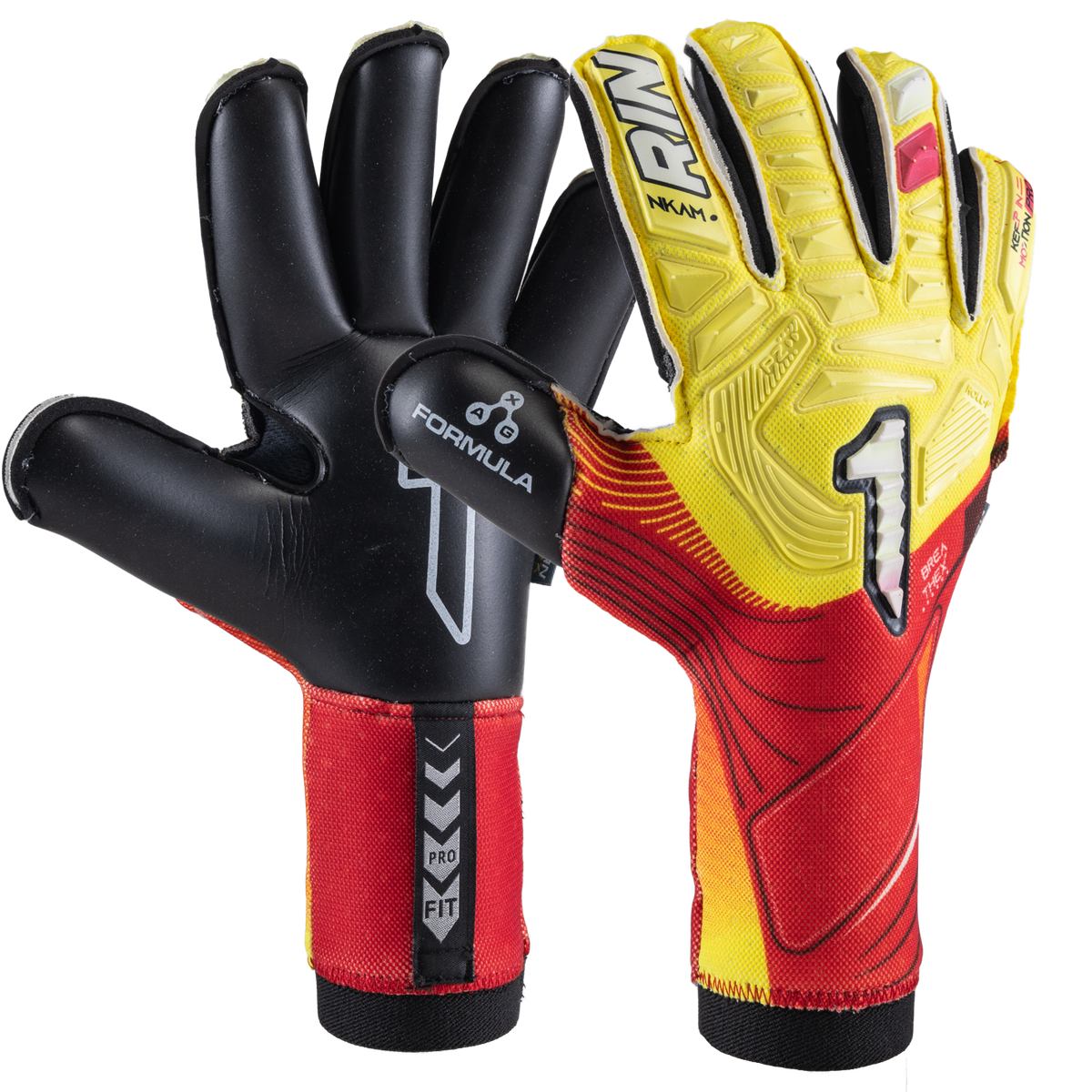Rinat Guantes de Arquero Nkam Training Azul Rey Blanco - The Sport Shop EC