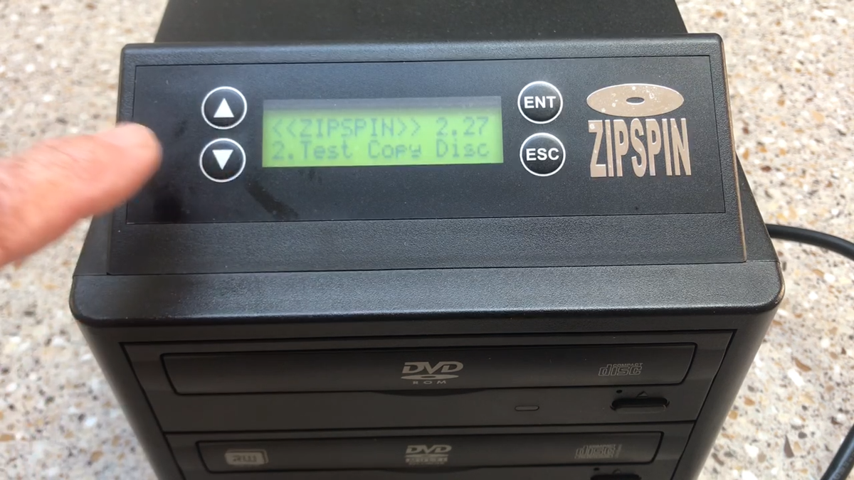 ZipSpin D121-PRO-WM CD/DVD Disc Duplicator | eBay