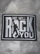 Queen, Freddie Mercury, We Will Rock You Iron-on Patch