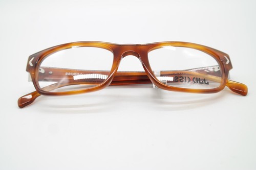Kiss Kill KK2601 Braun Silver Oval Glasses Frames Eyeglasses New - Picture 6 of 6