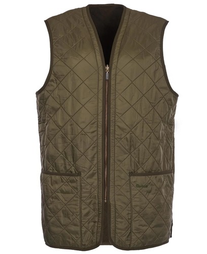 Barbour Polarquilt Waistcoat Gilet: Zip-In Size S, Olive MLI0002OL91 New w/Tags