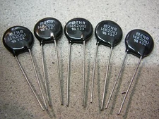 MATSUSHITA  ZNR14K201U METAL OXIDE VARISTOR  200V 14mm **NEW** Qty.5