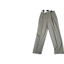 escada margaretha ley Sz 46 new Wool Gray Dress Pants 35 X 31