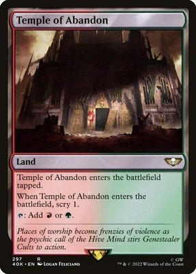 Temple of Abandon Universes Beyond: Warhammer 40000 Magic The Gathering