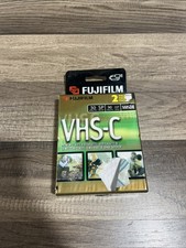 FujiFilm Pro VHS-C Premium Blank Camcorder Tapes 2 Pack PHG-TC30 NEW Sealed