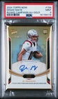 Drake Maye 2024 Topps NOW Rookie Campaign - Quarterbacks Gold Auto RC /50 PSA 9