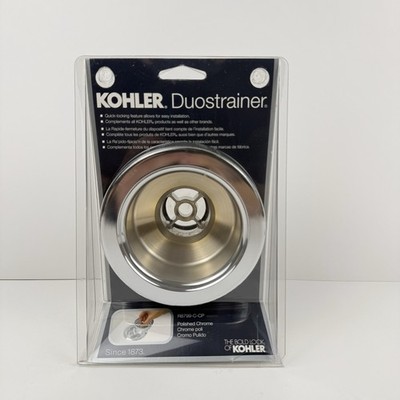 Kohler Duostrainer R8799-C-CP  Sink Chrome *NO STRAINER/BASKET*