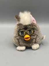 🌸Furby Buddies Peluche Furby circa 10 cm 1999 Grigio Tigre da collezione