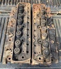 Vintage Oem Gm D3b Olds Style Diesel Cylinder Head Pair Cores 350 5.7 1978-85