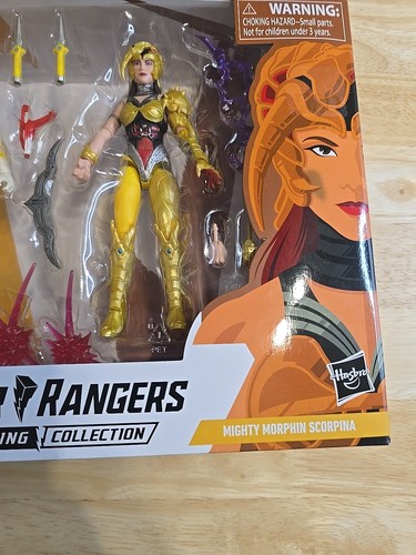 Power Rangers Lightning Collection Mighty Morphin Yellow Ranger vs. Scorpina - Picture 3 of 3