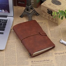 Retro Leather Travel Book Journal Blank Notebook Journal Booklet Daily Organizer