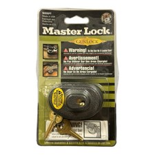 NEW Master Lock 90DSPT Keyed Gun Trigger Lock Firearm Safety Lock w/ 2 Keys
