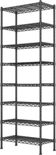 8-Wire Heavy Duty Garage Shelving Storage Shelf 24"L x 14"W x 72.2"H 1600Lbs