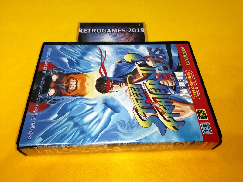 STREET FIGHTER II PLUS  SEGA Mega Drive / GENESIS  REG CARD