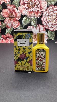 Gucci Flora Gorgeous Orchid Eau de Parfum for Women Mini Travel Size 5 ml-W/BOX