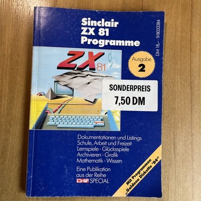 Sinclair ZX 81 Programme CHIP Spezial von ca 1984