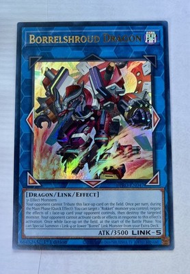 Borrelshroud Dragon Ultra Rare 1st Edition Link BPRO-EN047 NM Burst Protocol