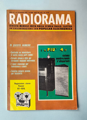 RADIORAMA 12. DEZEMBER 1975 CB ROYCE 1-408 - HEATHKIT AR-2020 - PIONEER RT-1011L