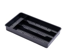 Small Utensil Silverware Kitchen Drawer Organizer Black