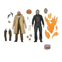Neu Neca - Halloween 2: Michael Myers & Doctor Loomis Actionfigur 2Er Packjp