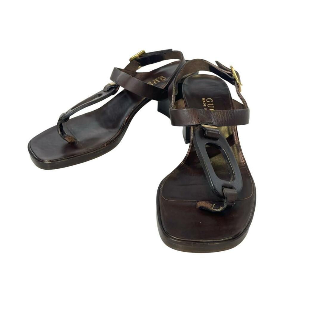 Gucci Womens Size 6.5 Sandals with Surface Scratches & Interior Dirt 32af8