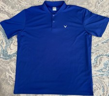 Callaway Men's Opti Dri Golf Polo Shirt 2XL XXL Royal Blue