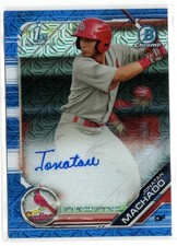 2019 Bowman Chrome RC Blue Choice Auto /150 Jonatan Machado #CPA-JM | SP