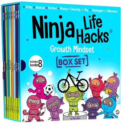 Ninja Life Hacks Growth Mindset 8 Book Box Set (Books 9-16: Perfect, Money, ...