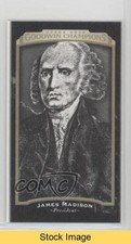 2017 Goodwin Champions Black & White Canvas Mini James Madison #104 READ h6w