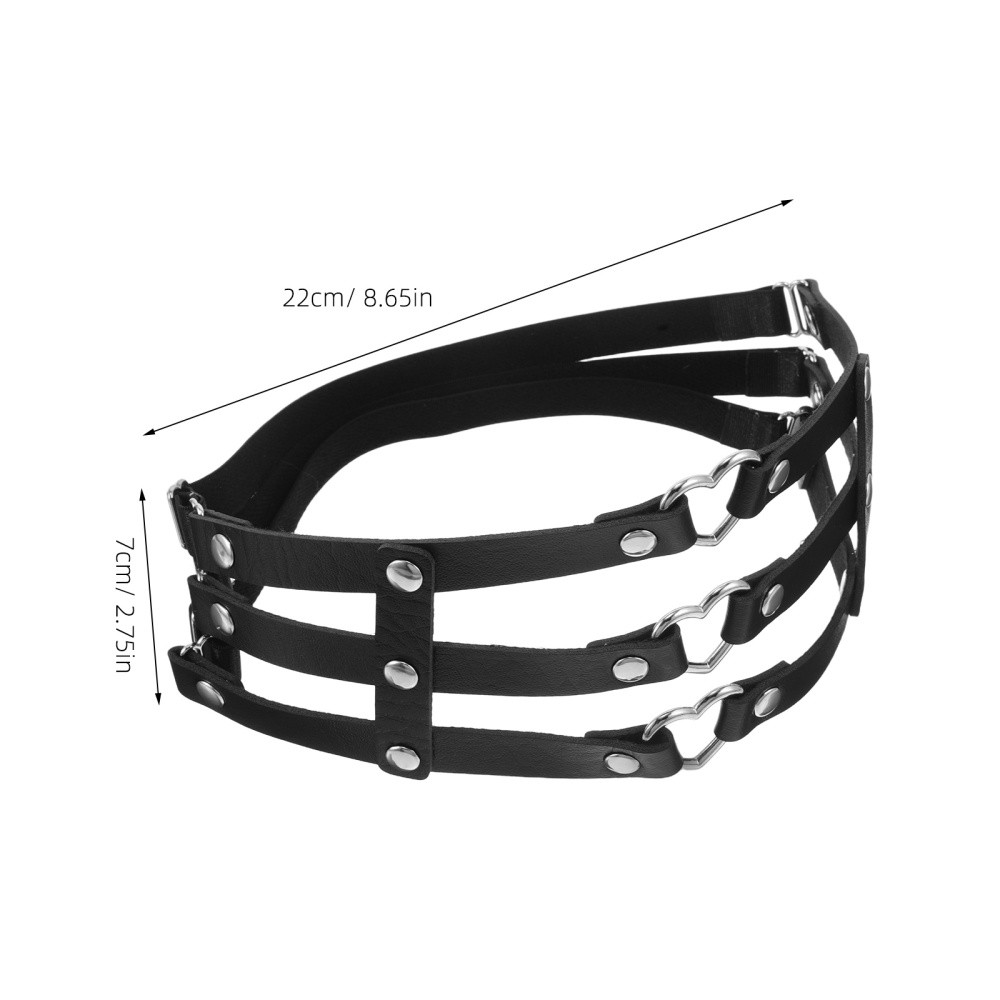 FILA Punk Tre File di Giarrettiere Miss Coscia Regolabile per Cinture Donna