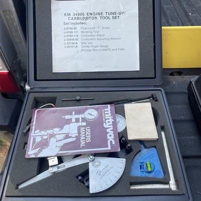 Kent-Moore Engine Tune -Up Carburetor Tool Set Complete J-26701-A