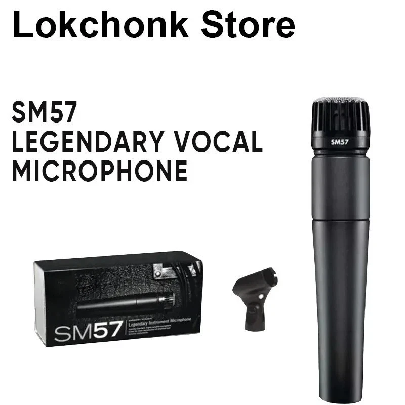 Shure SM57 LC Instrumentenmikrofon (+ Standbein & Kabel) Flohmarkt