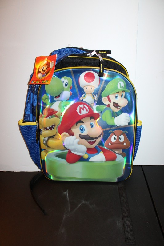 Accessory Innovations - Super Mario Backpack with Multiple Characters on front